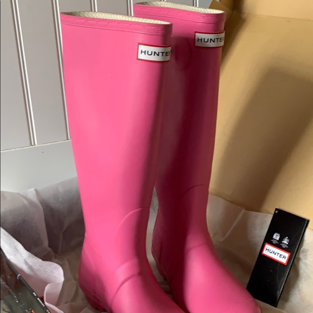 Talk Hunter Rain boats (pink)